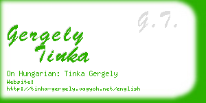 gergely tinka business card